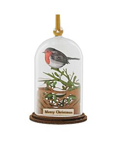 Kloche Christmas Robin Hanging Ornament